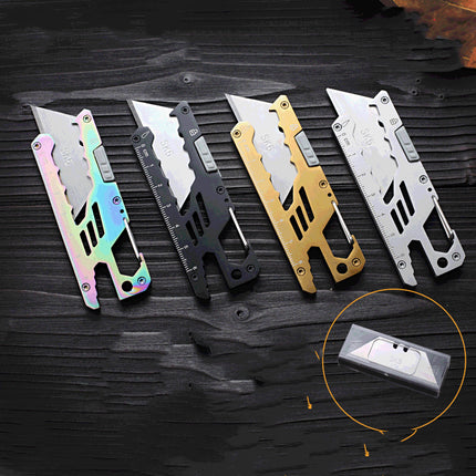 EDC Multifunctional Utility Knife Paper Cutter Opener 2Cr13 Steel