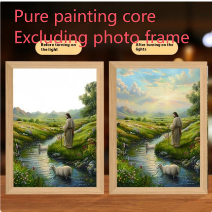 Peekaboo Studio Jesus LED Night Light & Photo Frame - Unique Home Deco