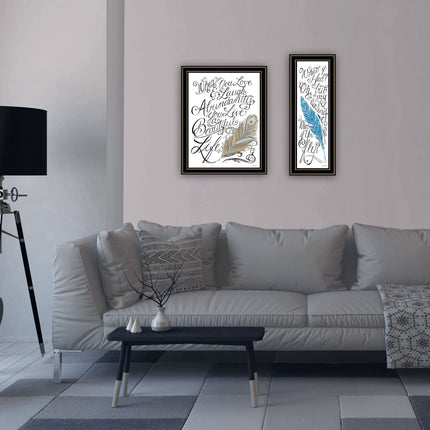Deb Strain 2-Piece Framed Wall Art Set - Inspirational Design for Home