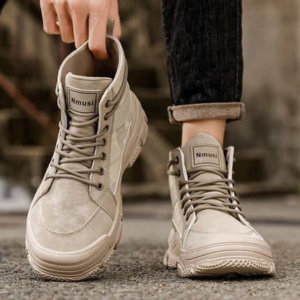 Men's High-Top Martin Boots — Non-Slip, Wear-Resistant Work Boot