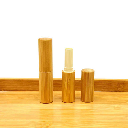 Bamboo Wooden Bamboo Lipstick Empty Tube