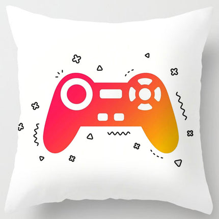 Gamepad Button Printing Car Cushion Cover