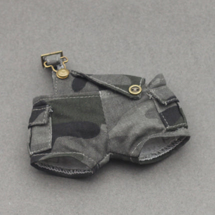 Peekaboo Studio Curtain Cloth Pendant Shoulder Pocket Suspender Pants