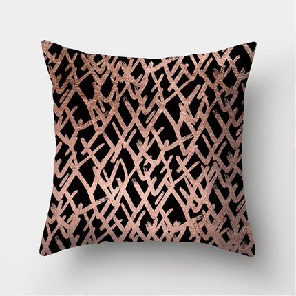 Leather Velvet Pillowcase Sofa Cushion Cover