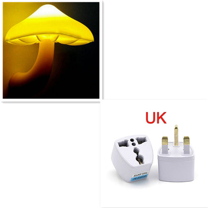 Peekaboo Studio LED Mushroom Night Light with Light-Control Sensor