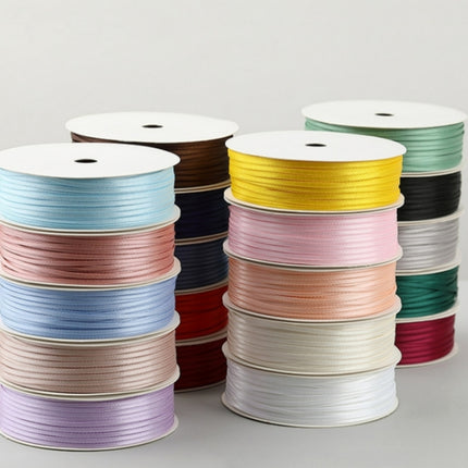 Peekaboo Studio 2mm Double-Sided Silk Ribbon for DIY Packaging