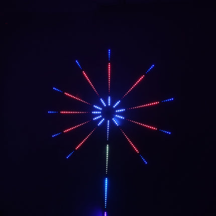 LED Fireworks Light Bar RGB 10W Bluetooth App Control With Forty Key Music