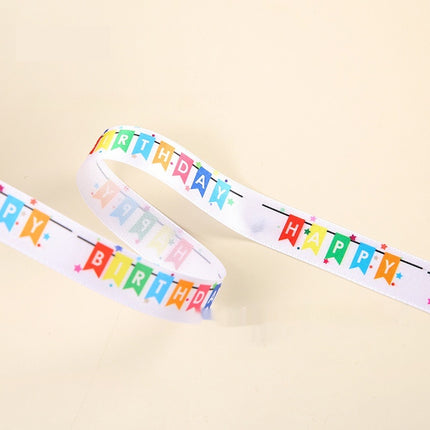Peekaboo Studio Children's Cartoon Pattern Ribbon - Soft, Durable Fabr