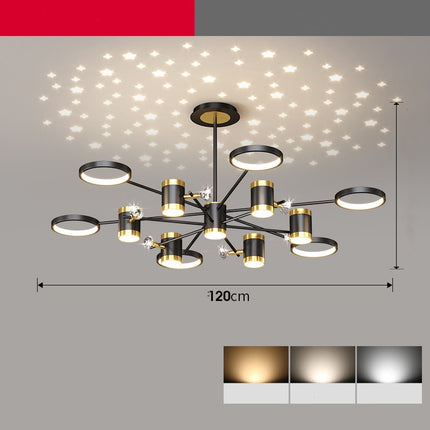 Light Luxury Chandelier Nordic Star Lamp Combination Whole House Packa