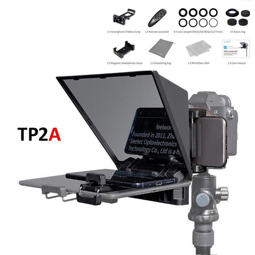 FEELWORLD TP2A 8 Lightweight Teleprompter Kit with Bluetooth Remote Control