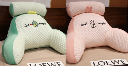 Sofa Fluffy Cushion Luncheon Pillow Triangle Reading Cushion Bedside S