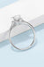 Luxurious Lab Grown Diamond Ring with Moissanite Accents and Sterling Silver Detail