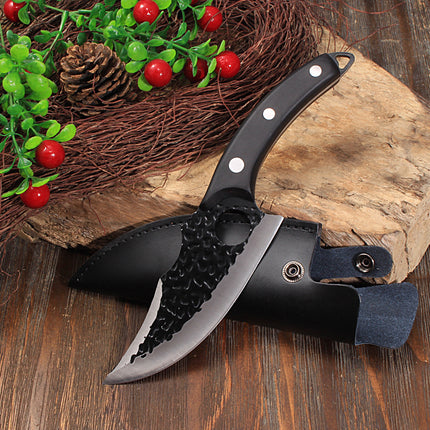 Portable Boning Knife With 5Cr15 Stainless Steel Blade 7 Inch PU Leather Case