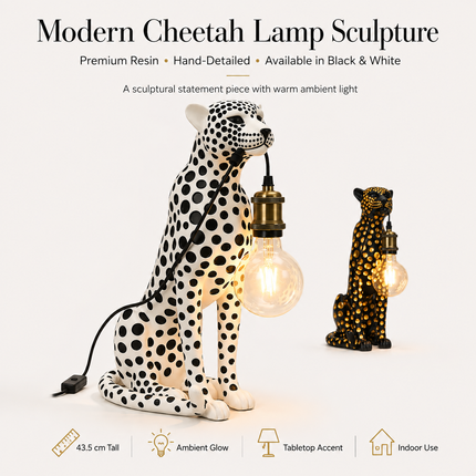 Modern Cheetah Sculpture — Decorative Animal Figurine for Home & Living Figurines modern-creativity-cheetah-sculpture-room-decoration-animal-figurine-model-living-room-table-home-decor-and-accessories-ornaments Home & Garden > Home Décor > Sculptures & Figurines