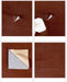 Fine Lines Leather Sofa Repair Patch Kit - Premium Quality - 25cm x 34cm