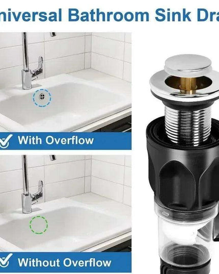 Versatile Tool-Free Sink Drainage Kit with Clog-Resistant Features for Kitchen and Bathroom
