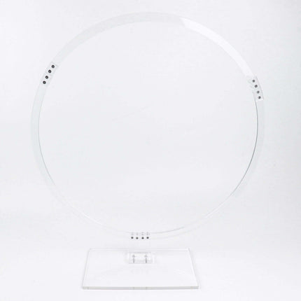 AliKopy 26" Clear Acrylic Wedding Arch Hoop Stand - Tabletop Centerpie