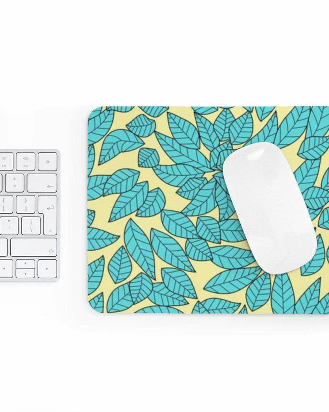 Chic Floral Neoprene Mouse Pad - Stylish Desk Accessory