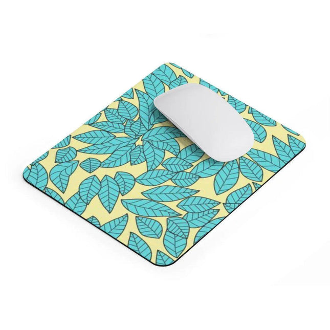 Chic Floral Neoprene Mouse Pad - Stylish Desk Accessory