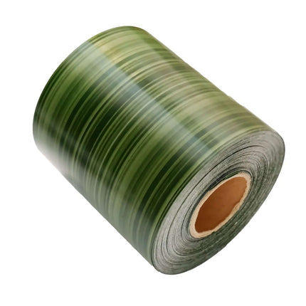 AliKopy 50 Yards Waterproof Green Ti Leaf Satin Ribbon - Two-Sided, 4"