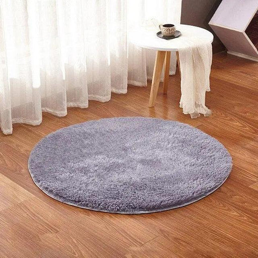 Luxurious Round Fluffy Rug Carpets: Enhancing Elegant Comfort in Your Living Space