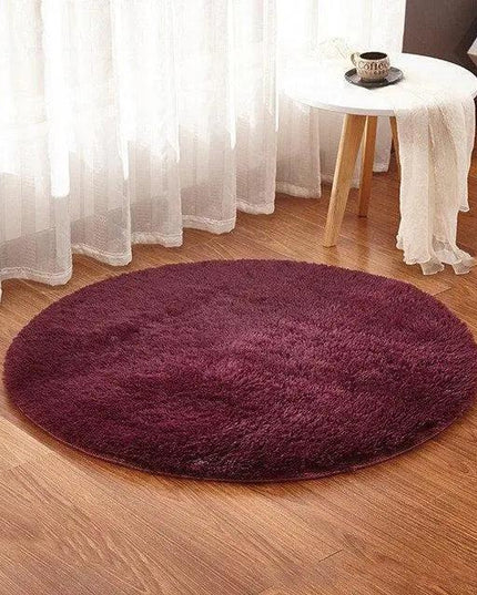 Elegant Plush Round Shaggy Rug Collection for Home Makeovers