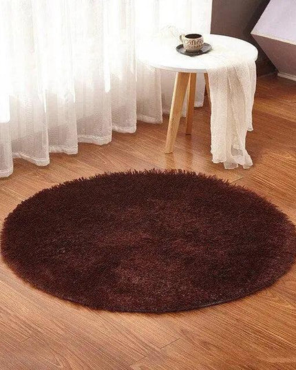 Elegant Plush Round Shaggy Rug Collection for Home Makeovers