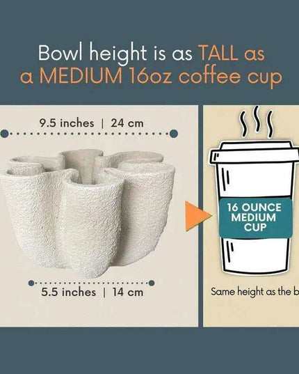 Elegant Resin Vase with Curved Groove Design