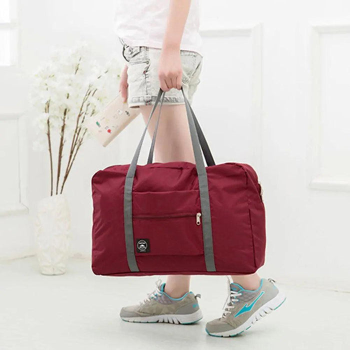 Portable Waterproof Travel Bag with Foldable Design and Large Capacity