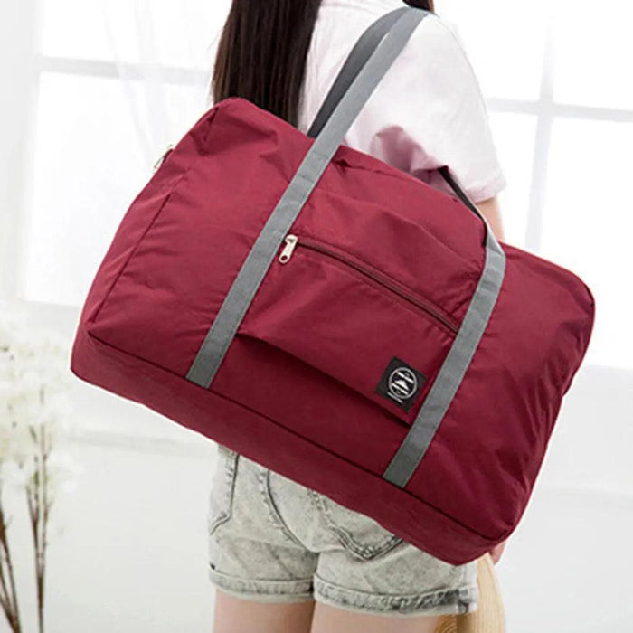 Foldable Large Duffel Bag Luggage Storage Bag Waterproof Travel Pouch Tote Bag