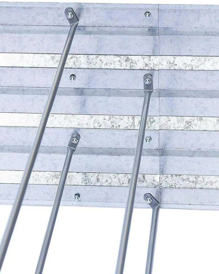 Extra-Large Galvanized Metal Raised Garden Bed with Advanced Drainage Features