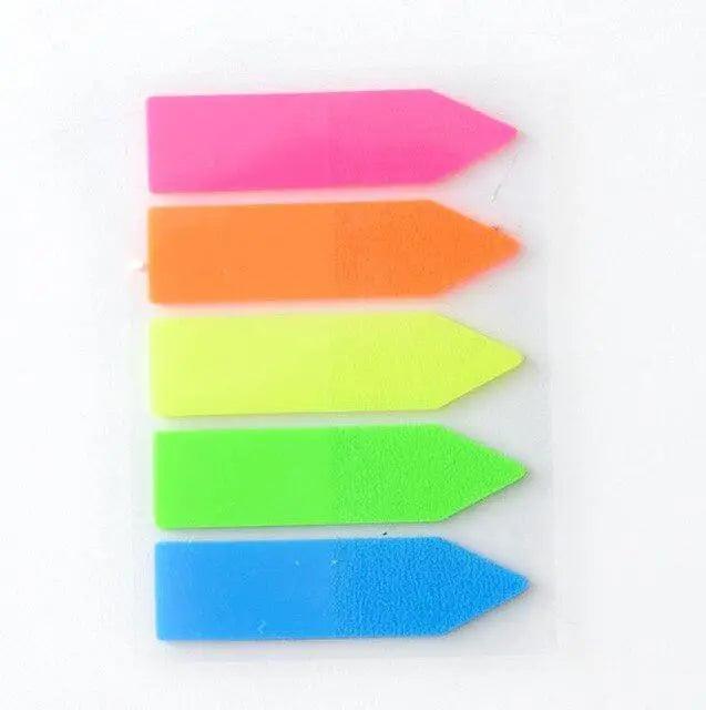 Lively Rainbow Sticky Notes for Memos