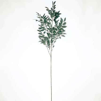 AliKopy 42" Tall Frosted Green Beech Leaf Branches - Faux Plant Stem F