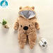 Cozy Cartoon Hooded Baby Rompers for Ultimate Comfort