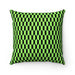 Versatile Reversible Geometric Microfiber Decorative Pillow with Insert