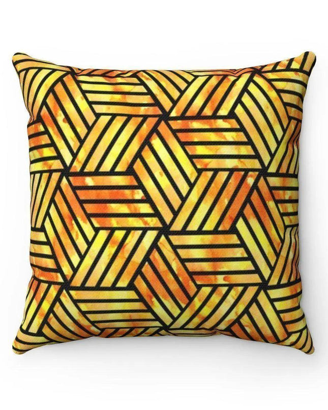 Vibrant Geometric Pattern Pillowcase with Hidden Zipper