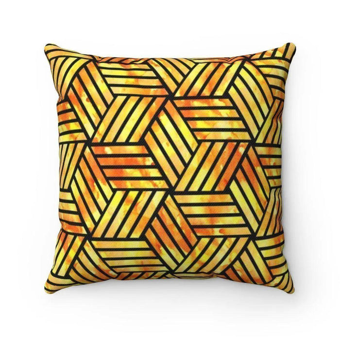 Geometric Throw Pillow Cover with Hidden Zipper