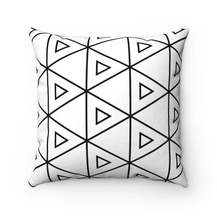 Luxurious Reversible Geometric Print Pillow Cover for Stylish Home Décor