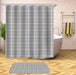 Chic Geometric Shower Curtain for Stylish Bathrooms