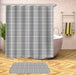 Modern Geometric Shower Curtain with Water Repellent Coating