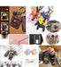 Sparkling Faux Leather Glitter Craft Sheets for Imaginative Creations