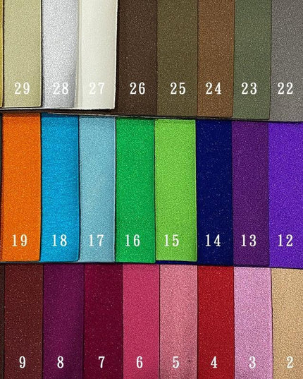 Sparkling Faux Leather Glitter Craft Sheets for Imaginative Creations