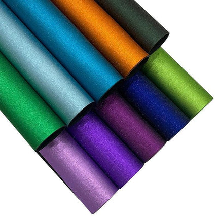 Sparkling Faux Leather Glitter Craft Sheets for Imaginative Creations