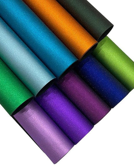 Sparkling Faux Leather Glitter Craft Sheets for Imaginative Creations