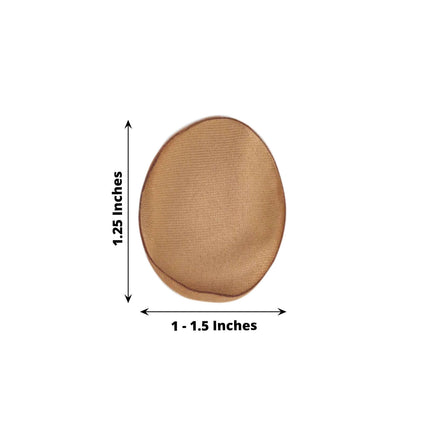 AliKopy 400-Pack Gold Matte Silk Rose Petals - Life-Like Round Confett