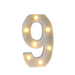 Golden Glow LED Alphabet Number Night Light Decoration