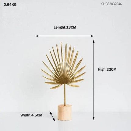 Personalized Vintage Ginkgo Leaf Metal Wall Art - Retro Chic Home Decoration