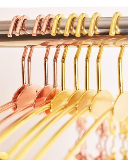 Elegant Gold Alloy Hangers - Chic Organization for Lingerie & Undergarments