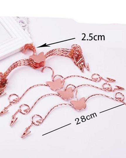 Elegant Gold Alloy Hangers - Chic Organization for Lingerie & Undergarments