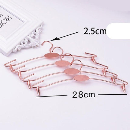 Elegant Gold Alloy Hangers - Chic Organization for Lingerie & Undergarments